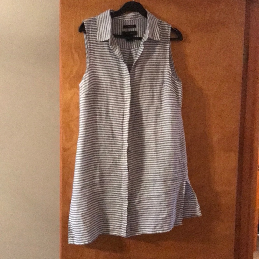 Tahari, 100% Linen, Top